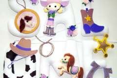 cow girl name banner