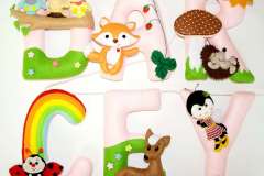 cute animals name banner