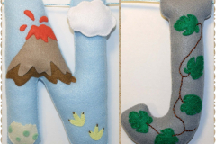 vikacreations dinosaur n name banner