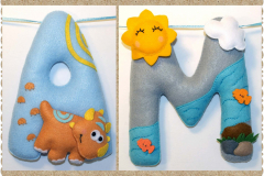 vikacreations dinosaur n name banner