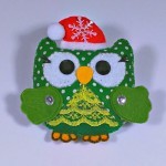 green owl ornament