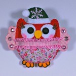 red owl ornament