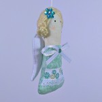 Turquoise christmas angel