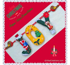Christmas garland "JOY"