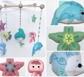 vikacreations sea theme baby mobile